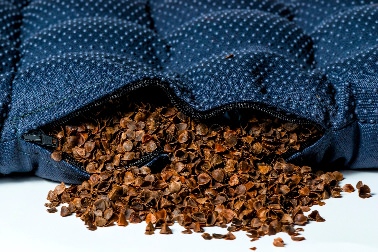 Using buckwheat as pillow and cushion filling