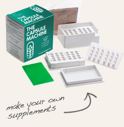 [ tip: Fill 24 empty capsules with slippery elm powder in less than 10 minutes.  ~ from Monterey Bay Herb Company ]